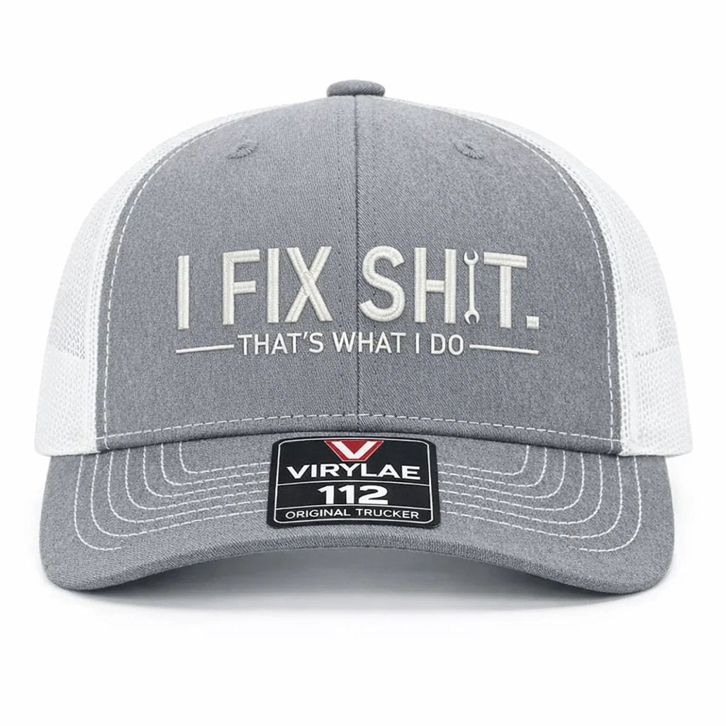 🔥LAST DAY 49% OFF-🛠️ I Fix Shit Trucker Hat – Funny Mechanic & Fixer Cap