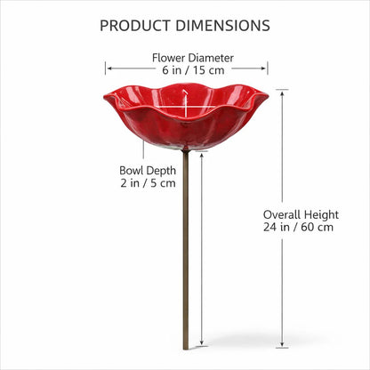 💖🎁2026 Mother's Day Gifts 48% Off--🎁Handmade Metal Flower Garden Stake🐦