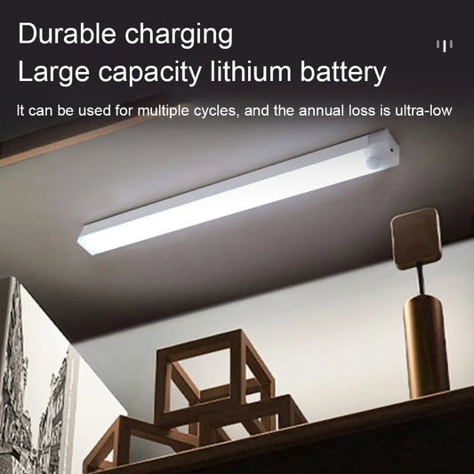 🔥Limited time offer - rechargeable LED lamp, no drilling required, smart sensor, magnetic