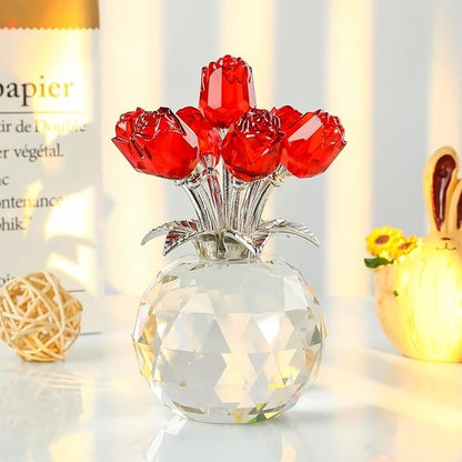 🌈✨ Crystal Flower Prism Vase ✨🌈