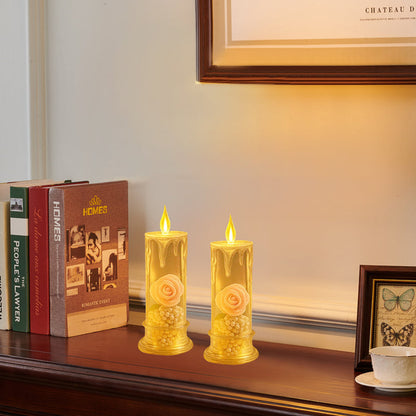 ✨ Eternal Glow Rose Candle – Where Light Meets Love 🌹💡