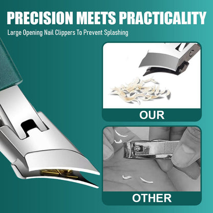 Large Opening Nail Clippers To Prevent Splashing