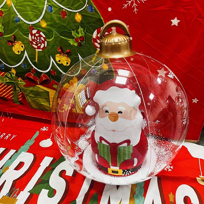 Inflatable Christmas bauble decorations