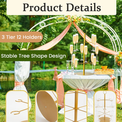 🎉 Multi-tiered Christmas display stand – perfect for desserts and decoration