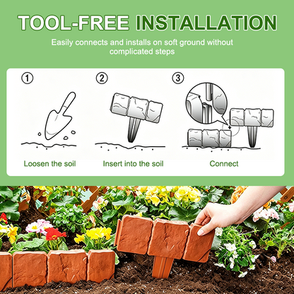 🌱Elegant garden retaining wall
