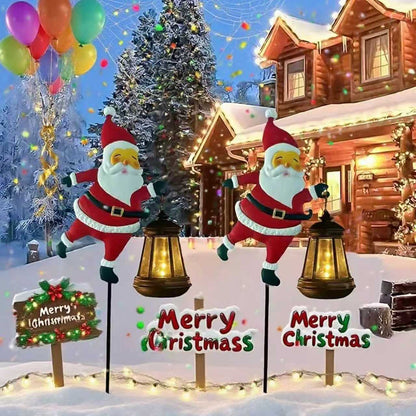 Solar lamp for the garden in the shape of Santa Claus🎅