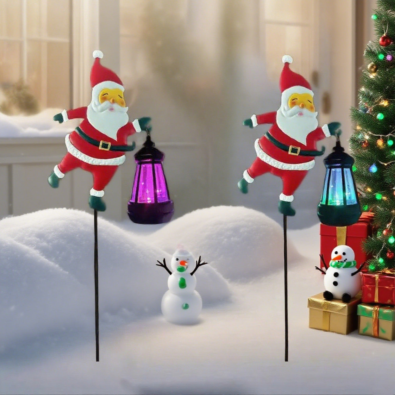 Solar lamp for the garden in the shape of Santa Claus🎅