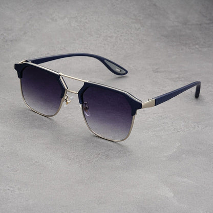 Trendy Half-rimmed Sunglasses 🕶️