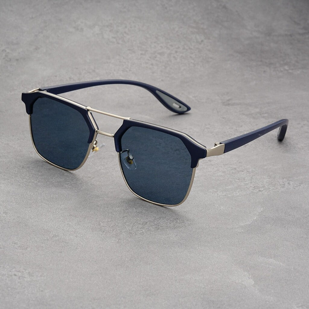 Trendy Half-rimmed Sunglasses 🕶️