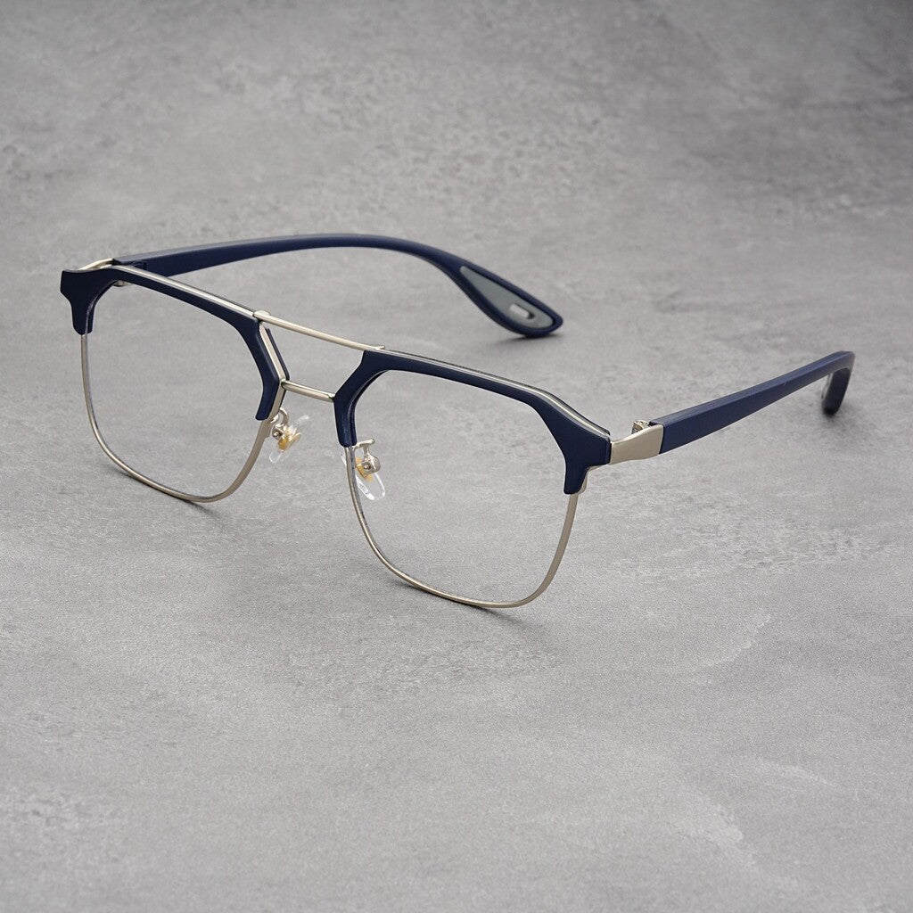 Trendy Half-rimmed Sunglasses 🕶️