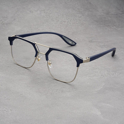 Trendy Half-rimmed Sunglasses 🕶️