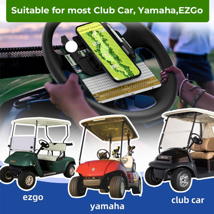 Golf Cart Steering Wheel Phone Mount⛳ — Your All-in-One Command Center for Every Round