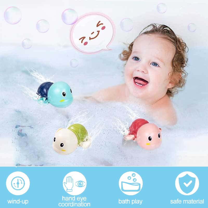 Wind-Up Turtle Bath Toy 🐢💦
