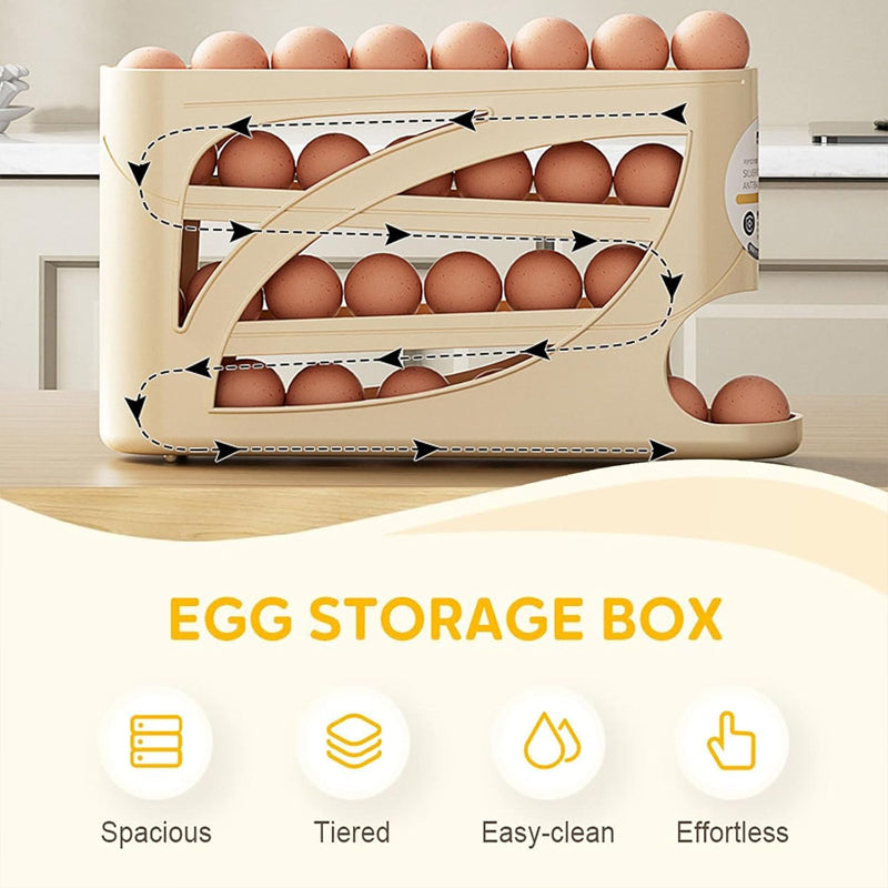 Rolling Egg Storage Box