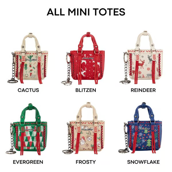 🔥LAST DAY 49% OFF🎄Montana West Mini Christmas Carrier Bag Blind Box Gift for Christmas Surprise