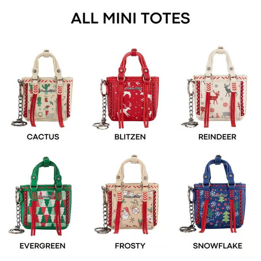 🔥LAST DAY 49% OFF🎄Montana West Mini Christmas Carrier Bag Blind Box Gift for Christmas Surprise