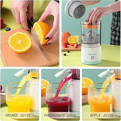 Electric Citrus Juicer | Portable and Rechargable | One Step Operation | Fresh Juice In Seconds