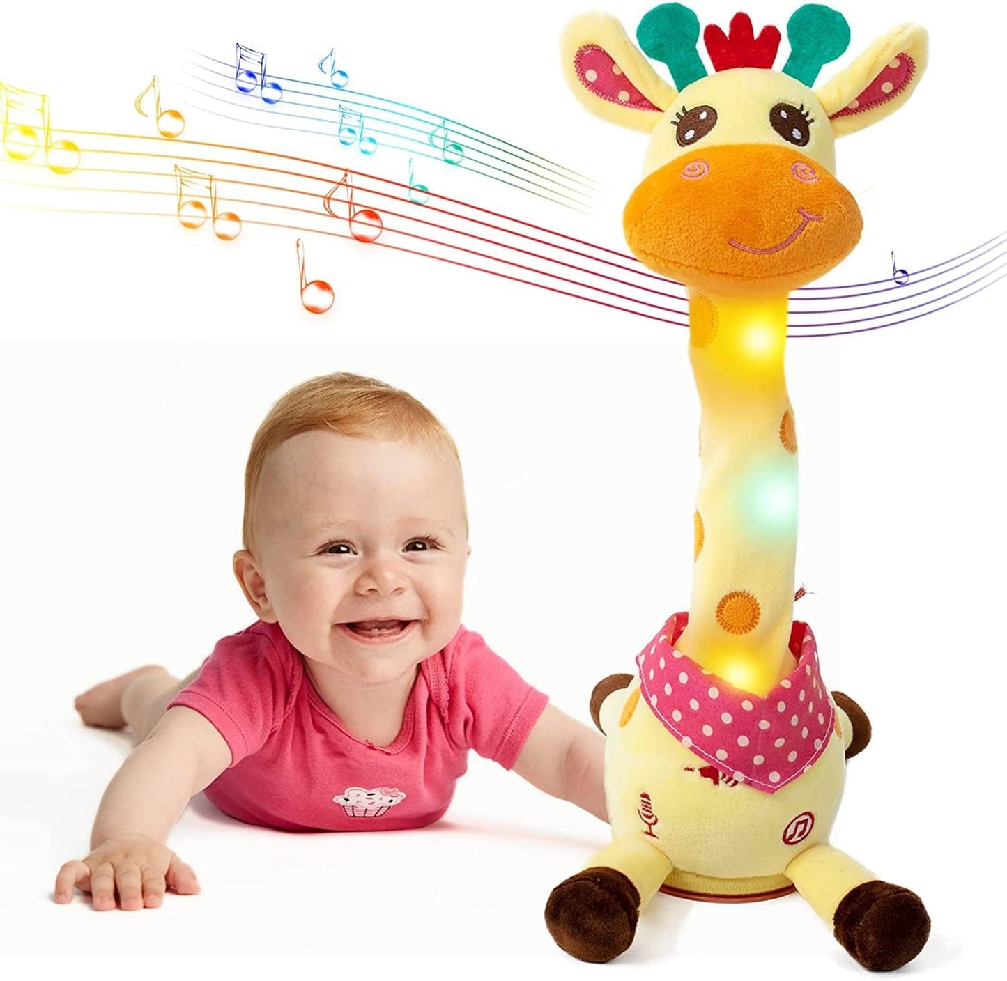 ⏰50% discount🎉 Best-selling musical giraffe toy – sings, dances, and repeats what you say! 🦒🎵