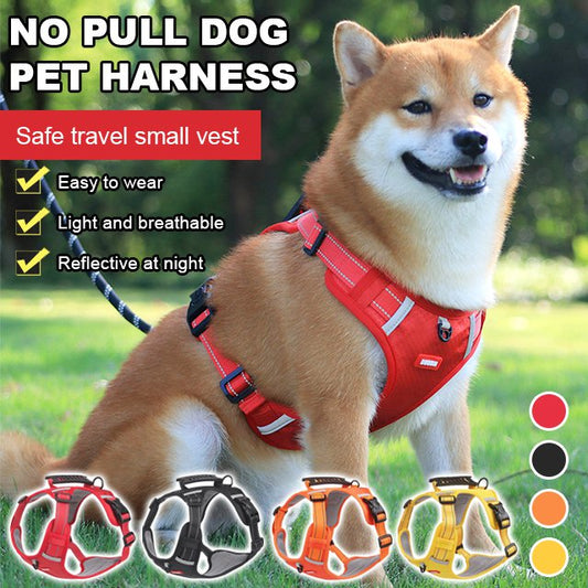🔥 50% BLACK FRIDAY SALE! 🐕‍🦺 Dog harness with pull protection 🐾 No more jerking on the leash
