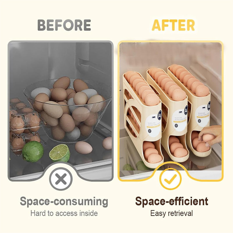 Rolling Egg Storage Box