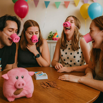 Snort Funny: The party game ‘Laugh and Lose’ 🐷