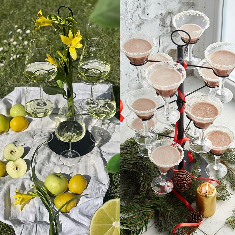🎉 Multi-tiered Christmas display stand – perfect for desserts and decoration