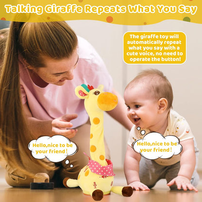 ⏰50% discount🎉 Best-selling musical giraffe toy – sings, dances, and repeats what you say! 🦒🎵