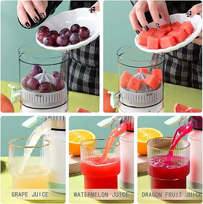 Electric Citrus Juicer | Portable and Rechargable | One Step Operation | Fresh Juice In Seconds