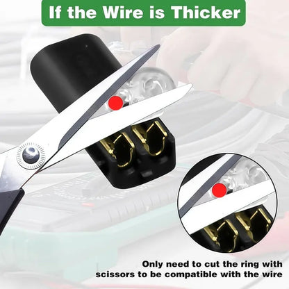 Double wire connector LED light strip connector 2 Pi