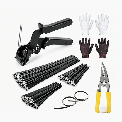 Stainless Steel Cable Tie Clamps And Steel Strap Tighteners