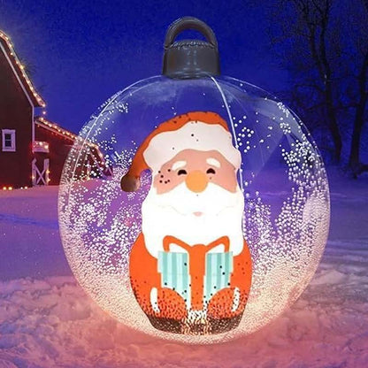 Inflatable Christmas bauble decorations