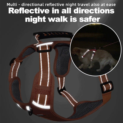 🔥 50% BLACK FRIDAY SALE! 🐕‍🦺 Dog harness with pull protection 🐾 No more jerking on the leash