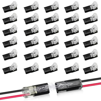 Double wire connector LED light strip connector 2 Pi