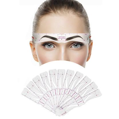 ✨ 12-in-1 Eyebrow Stencil Kit – Perfect Brows In Seconds