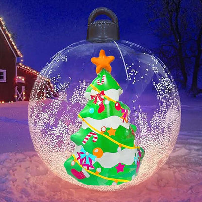 Inflatable Christmas bauble decorations