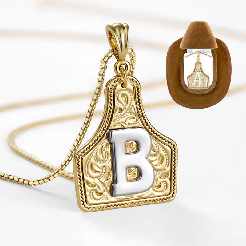 🤠Cowboy Hat Box & Letter Necklace🌵