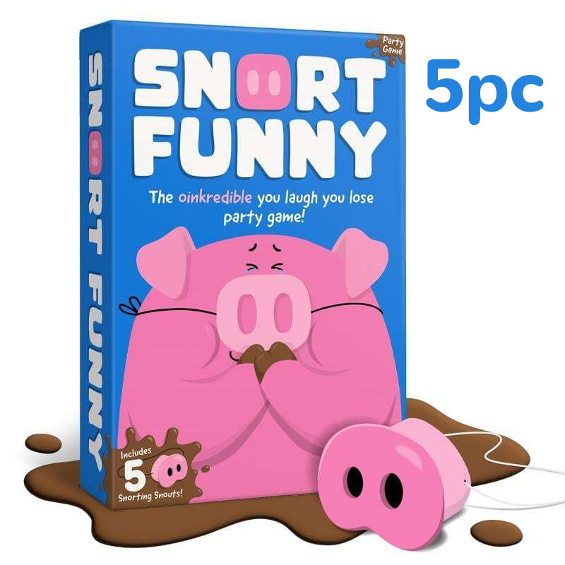 Snort Funny: The party game ‘Laugh and Lose’ 🐷