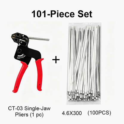 Stainless Steel Cable Tie Clamps And Steel Strap Tighteners