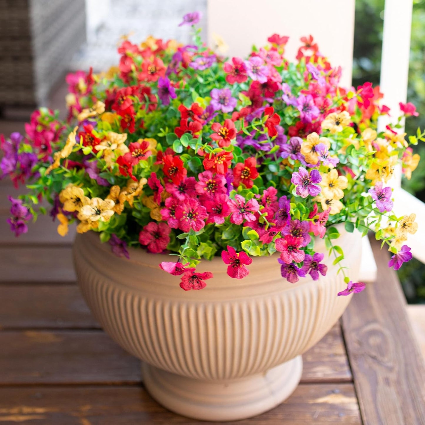 ⏳LAST DAY SPECIAL PRICE: ￡5.99!!🌺UV Resistant Colorful Artificial Flower💖