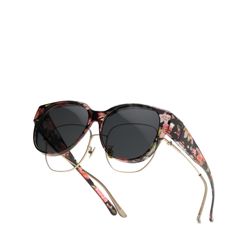 🔥🚀🕶New oversized cat-eye sunglasses with polarised lenses and UV400 protection