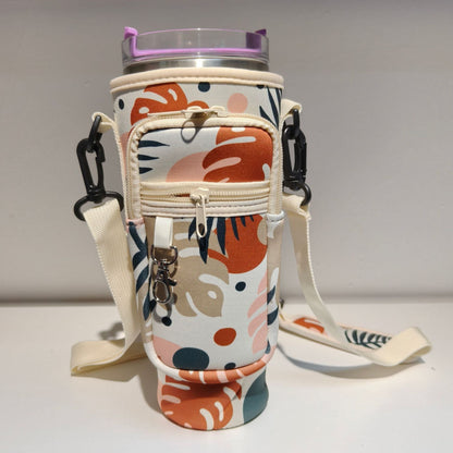 Sac à bandoulière réglable avec porte-gobelet isotherme pour 40 o