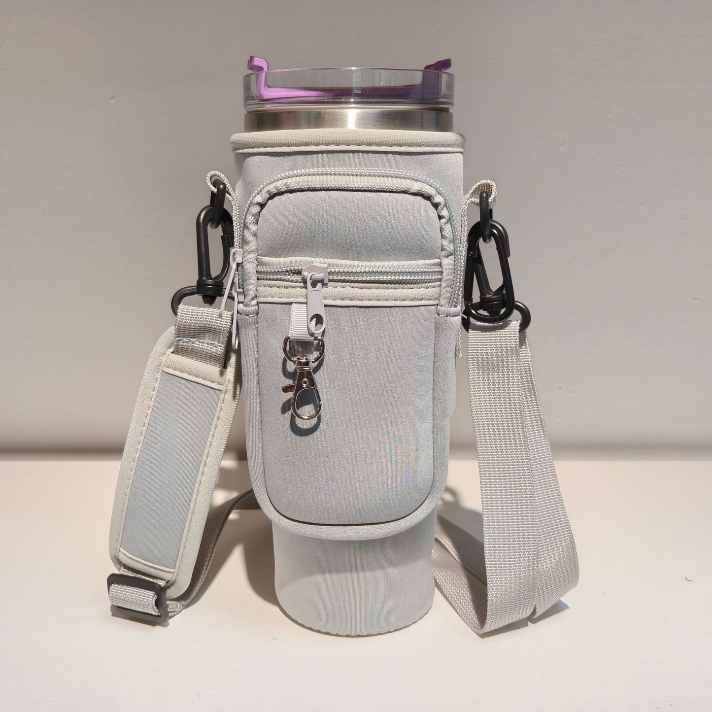 Sac à bandoulière réglable avec porte-gobelet isotherme pour 40 o