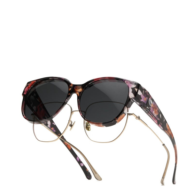 🔥🚀🕶New oversized cat-eye sunglasses with polarised lenses and UV400 protection