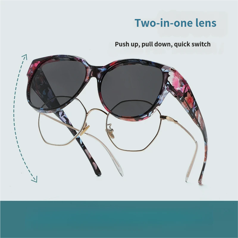 🔥🚀🕶New oversized cat-eye sunglasses with polarised lenses and UV400 protection