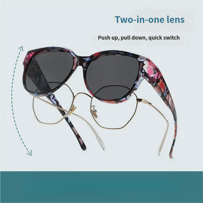 🔥🚀🕶New oversized cat-eye sunglasses with polarised lenses and UV400 protection