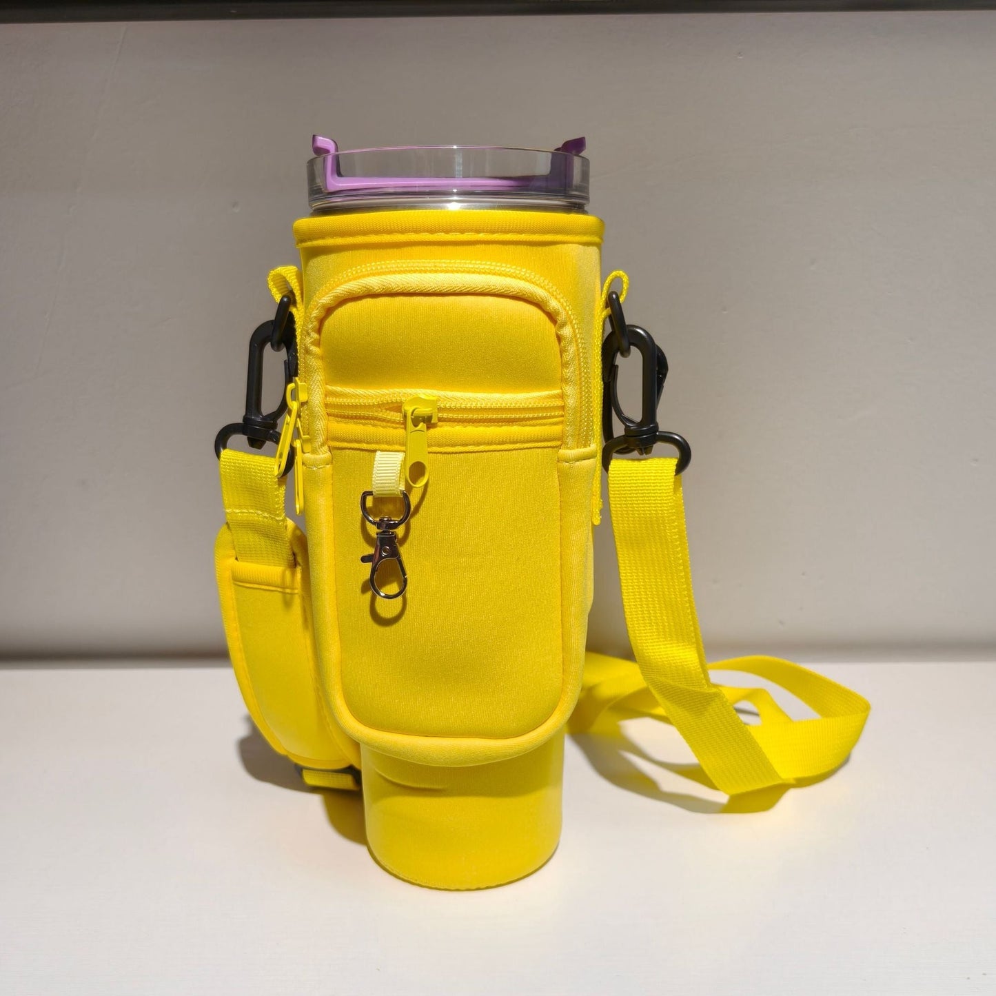 Sac à bandoulière réglable avec porte-gobelet isotherme pour 40 o