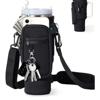 Sac à bandoulière réglable avec porte-gobelet isotherme pour 40 o