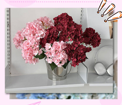 Artificial hydrangeas