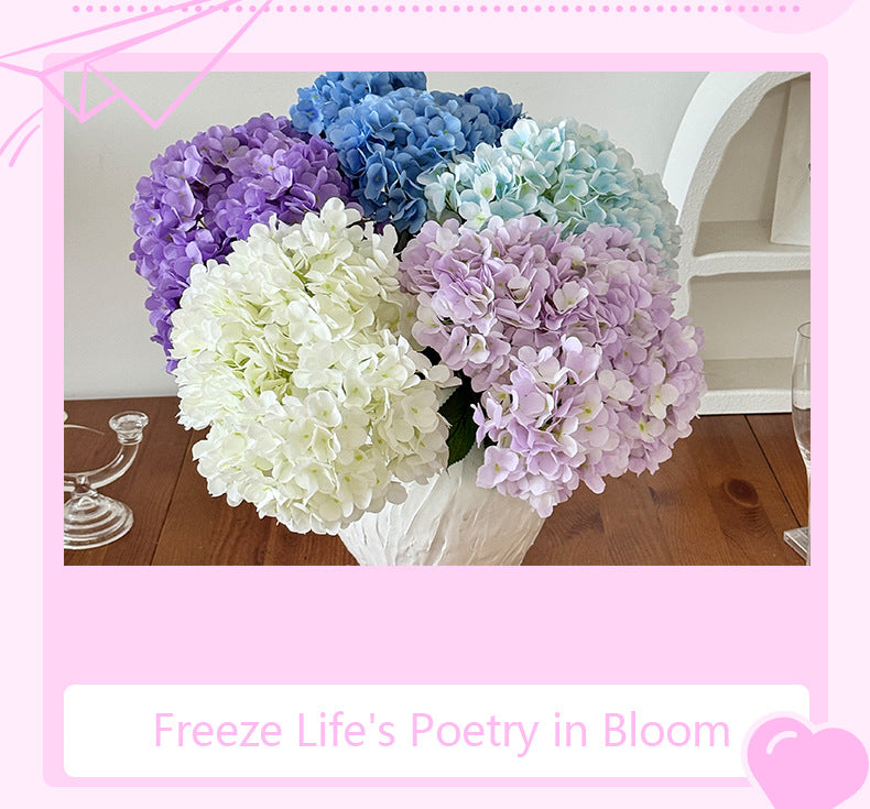 Artificial hydrangeas