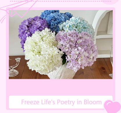 Artificial hydrangeas
